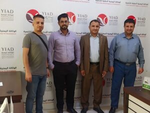 وفد من منظمة العمل الإنساني البولندي يزور مقر الوكالة فرع اليمن