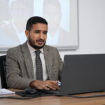 حصول الباحث أحمد أبوسالم على درجة الماجستير