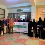 طلاب رعاية المتفوقين يزورون مركز أمراض الدم وأورام الأطفال في عدن