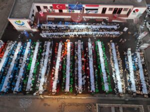 اختام حملة إفطار الصائم في رمضان بدعم مؤسسة طريق الخير