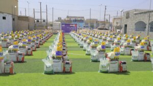 توزيع السلال الغذائية للأسر المحتاجة بدعم كاف الإنسانية – البحرين