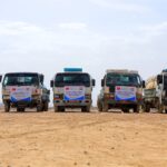 توزيع مياه الشرب للنازحين في إطار الاستجابة الإنسانية